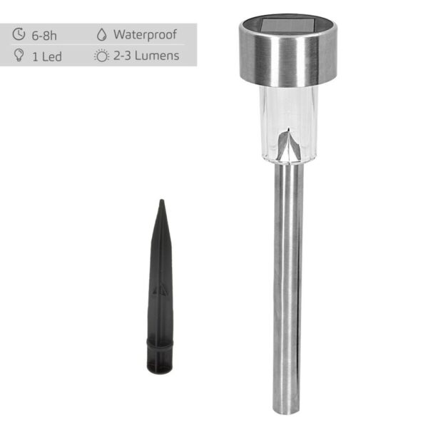 Solar-Gartenpfahl-Set Aktive 6 Stücke Kunststoff 5,5 x 36 x 5,5 cm (6 Stück) – Bild 6