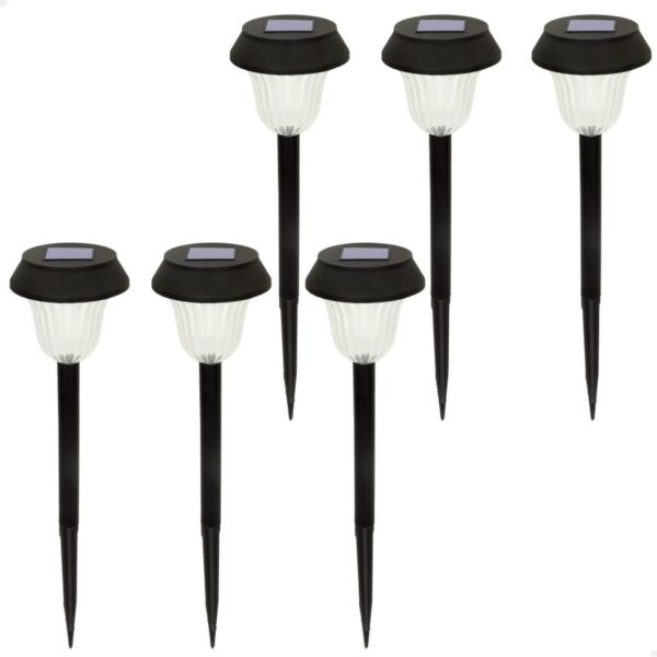 Solar-Gartenpfahl-Set Aktive 6 Stücke Edelstahl Kunststoff 10 x 38 x 10 cm (4 Stück) – Bild 4