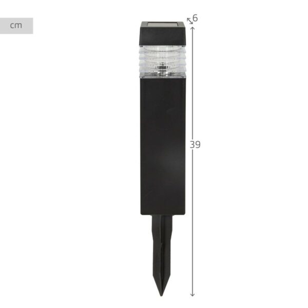 Solar-Gartenpfahl-Set Aktive 4 Stücke Kunststoff 6 x 39,5 x 6 cm (4 Stück) – Bild 5