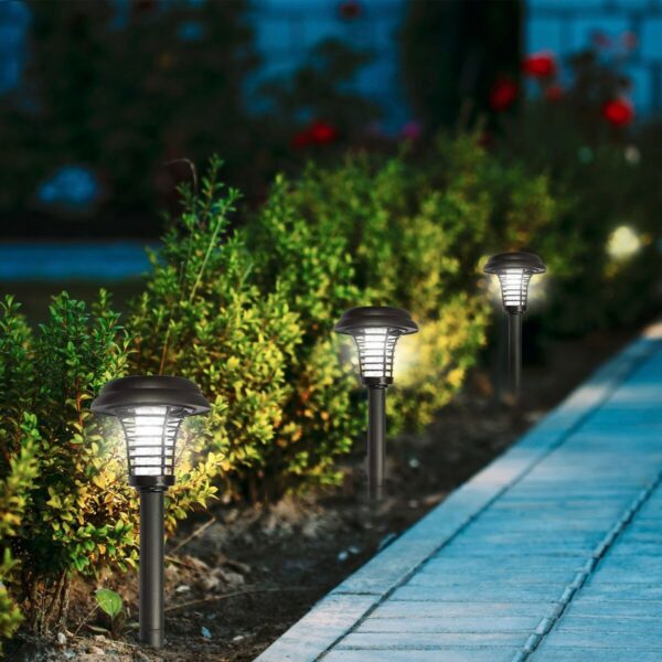 Solar-Gartenpfahl Aktive Polypropylen 14 x 42 x 14 cm (4 Stück) – Bild 3