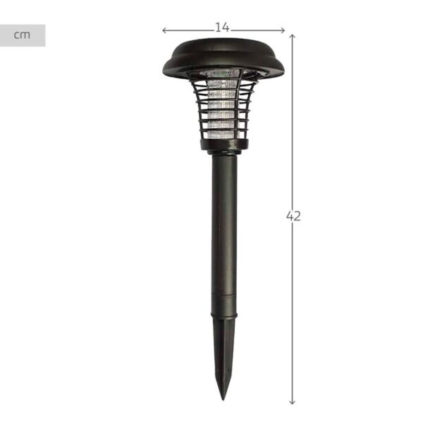 Solar-Gartenpfahl Aktive Polypropylen 14 x 42 x 14 cm (4 Stück) – Bild 5
