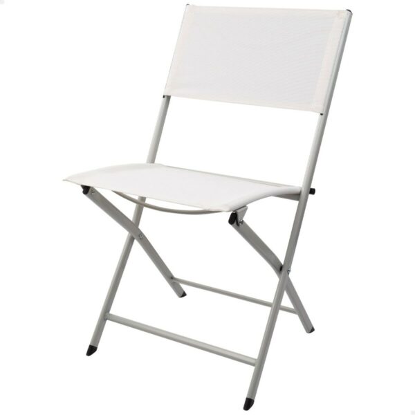 Gepolsterte Campingstuhl Aktive Weiß 46 x 81 x 55 cm (4 Stück) – Bild 2
