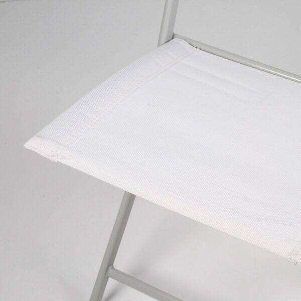 Gepolsterte Campingstuhl Aktive Weiß 46 x 81 x 55 cm (4 Stück) – Bild 4