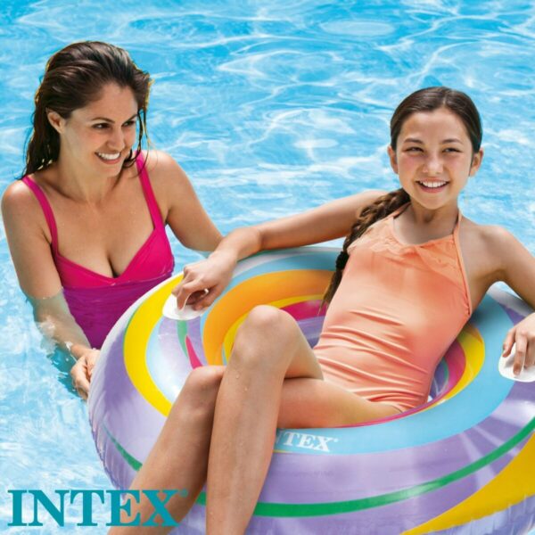 Aufblasbarer Donut-Schwimmhilfe Intex Ø 91 cm 91 x 22 x 91 cm (24 Stück) – Bild 4