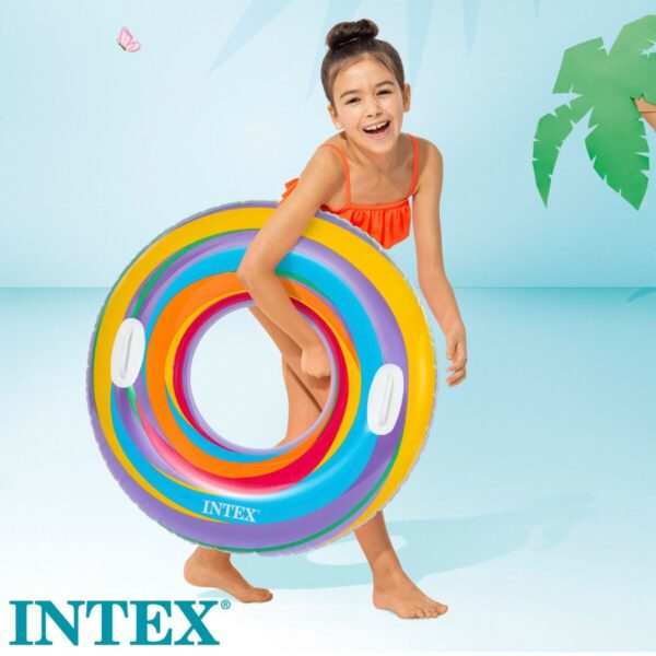 Aufblasbarer Donut-Schwimmhilfe Intex Ø 91 cm 91 x 22 x 91 cm (24 Stück) – Bild 6