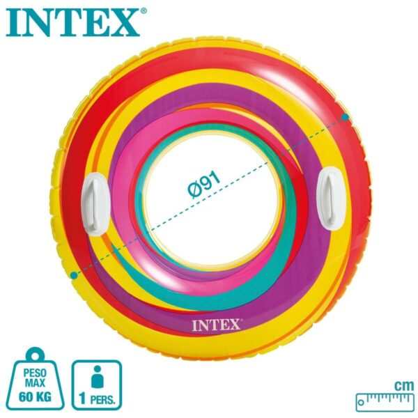 Aufblasbarer Donut-Schwimmhilfe Intex Ø 91 cm 91 x 22 x 91 cm (24 Stück) – Bild 7