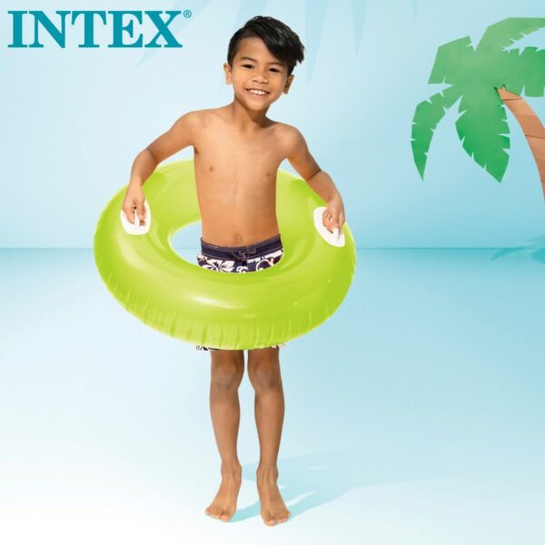 Aufblasbarer Donut-Schwimmhilfe Intex 76 x 15 x 76 cm (24 Stück) – Bild 3