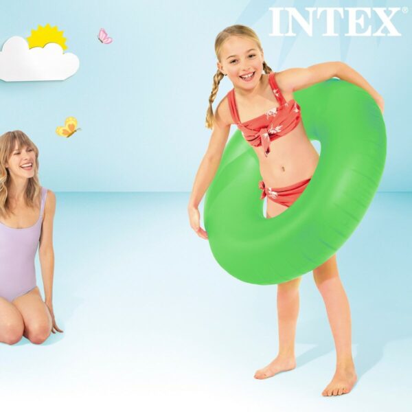 Aufblasbarer Donut-Schwimmhilfe Intex Neon 91 x 91 cm (24 Stück) – Bild 4