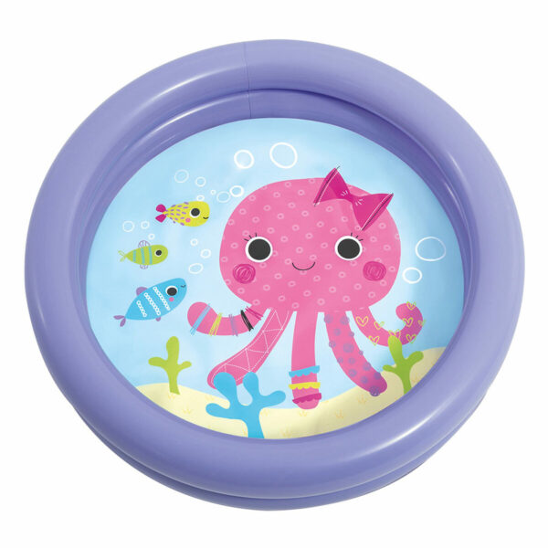 Aufblasbares Planschbecken für Kinder Intex Oktopus 17 L 61 x 15 x 61 cm Lila (36 Stück) – Bild 2