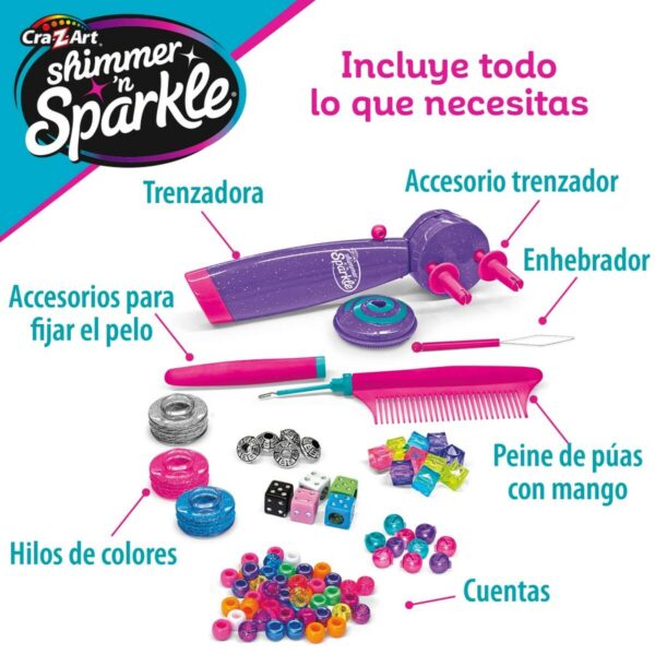Frisur Spiel Cra-Z-Art Shimmer 'n Sparkle 10 x 20,5 x 6 cm 4 Stück – Bild 7