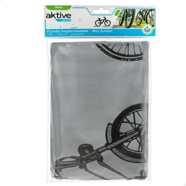 Schutzhülle für Fahrräder Aktive 195 x 100 x 5 cm Wasserfest Grau – Bild 2