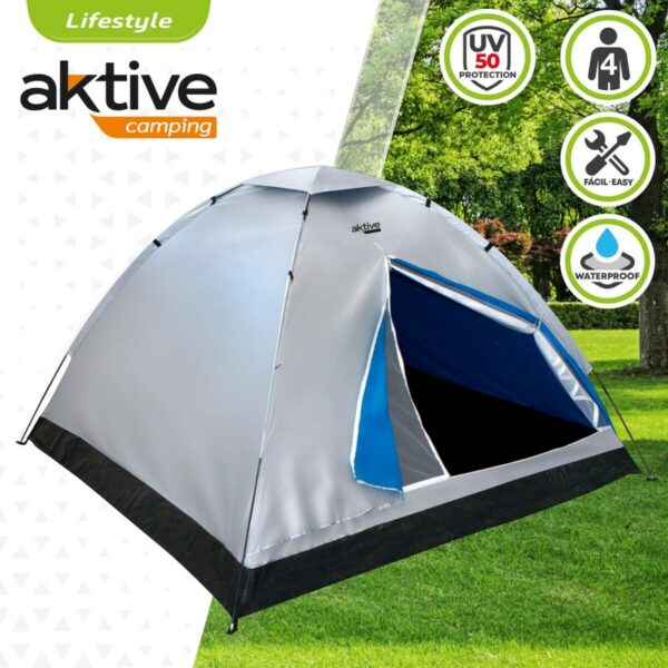 Zelt Aktive 4 menschen 205 x 130 x 205 cm (2 Stück) – Bild 3