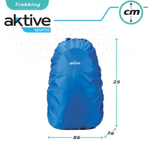 Wasserdichte Rucksackhülle Aktive Blau – Bild 4