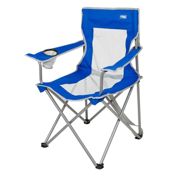 Camping Klappstuhl Aktive Blau Grau 46 x 82 x 46 cm (4 Stück) – Bild 2