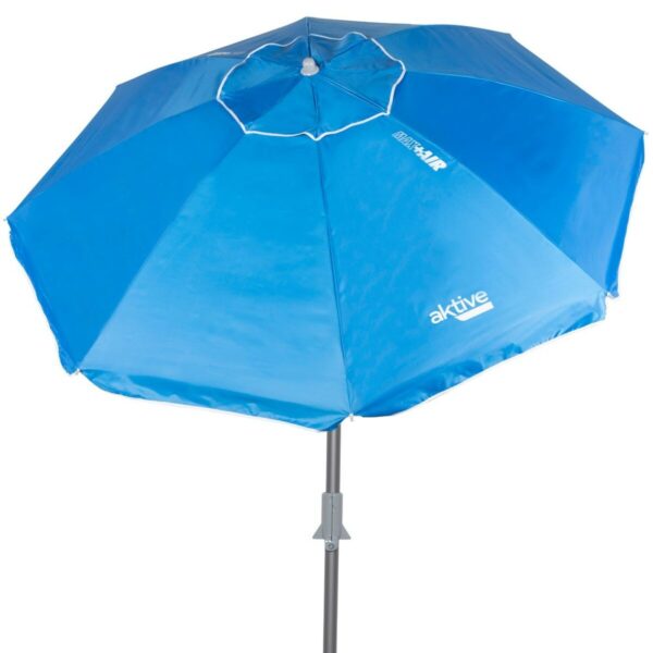 Solskærm Aktive Blau Polyester Aluminium 220 x 225 x 220 cm (6 Stück) – Bild 2