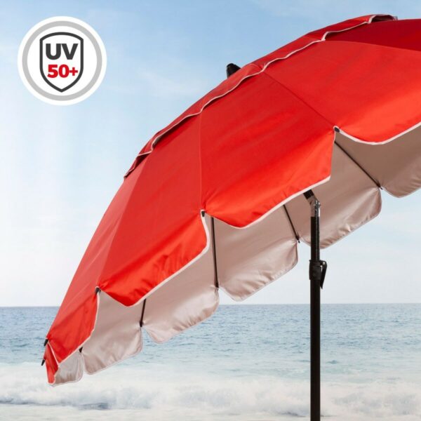 Solskærm Aktive Rot Aluminium 220 x 215 x 220 cm (6 Stück) – Bild 4