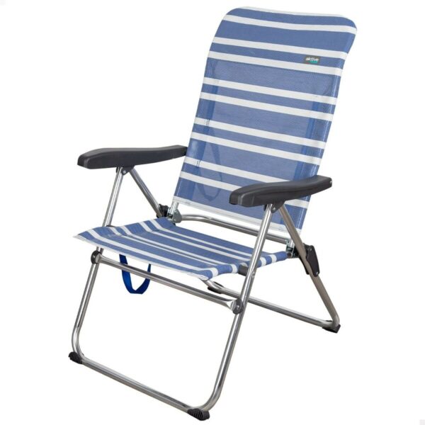 Strandstuhl Aktive Mykonos Blau 47 x 93 x 63 cm (4 Stück) – Bild 2