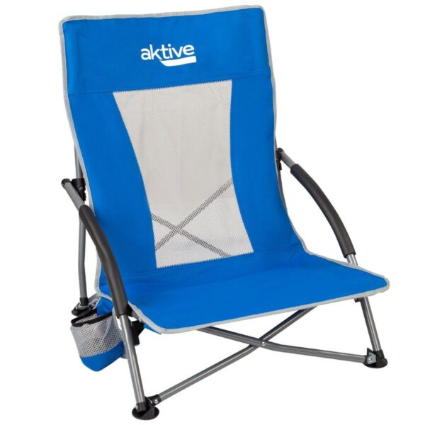 Strandstuhl Aktive Blau 50 x 67 x 51 cm (4 Stück) – Bild 2