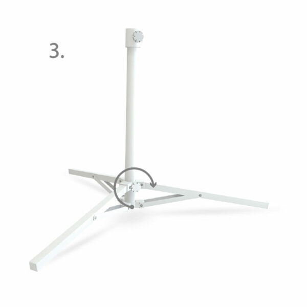 Fuß für Sonnenschirm Aktive 78,5 x 58,5 x 78,5 cm 78 x 58 x 78 cm (4 Stück) – Bild 4