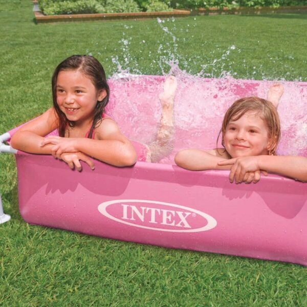 Schwimmbad Abnehmbar Intex 342 L 122 x 30 x 122 cm Rosa (3 Stück) – Bild 3