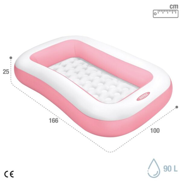 Aufblasbares Planschbecken für Kinder Intex Insel 90 L 167 x 26 x 101 cm Weiß Rosa (6 Stück) – Bild 5