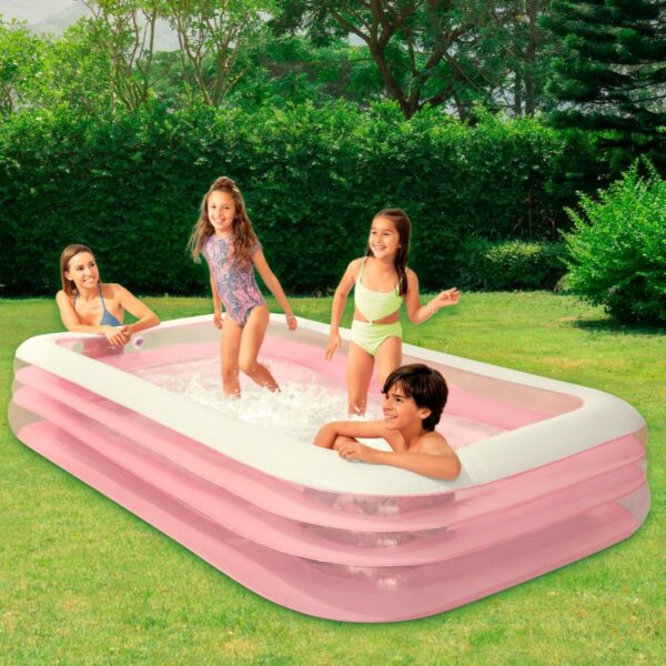 Aufblasbares Planschbecken für Kinder Intex 1050 L 305 x 56 x 183 cm Rosa (2 Stück) – Bild 3