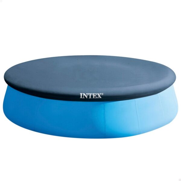Poolabdeckung Intex Marineblau Ø 396 cm rund (4 Stück) – Bild 2