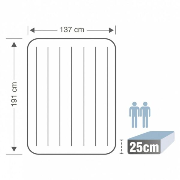 Aufblasbares Bett Intex Full Dura-Beam Prestige 137 x 25 x 191 cm 3 Stück – Bild 5