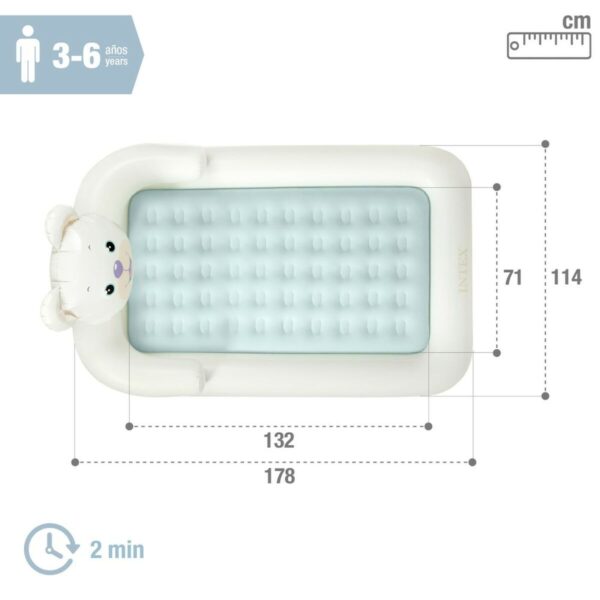Aufblasbares Bett Intex Junior Bär 114 x 10 x 178 cm 3 Stück – Bild 5
