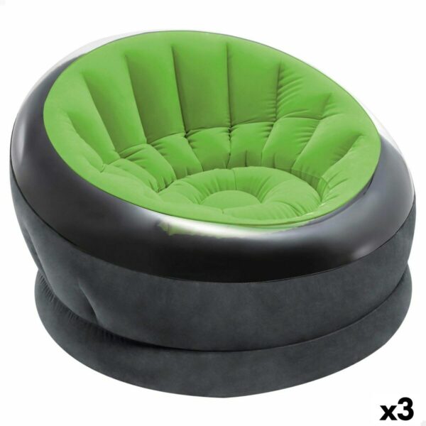 Aufblasbarer Sessel Intex Empire grün 112 x 109 x 60 cm (3 Stück)