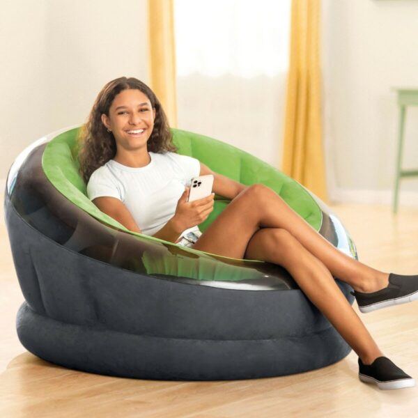 Aufblasbarer Sessel Intex Empire grün 112 x 109 x 60 cm (3 Stück) – Bild 3