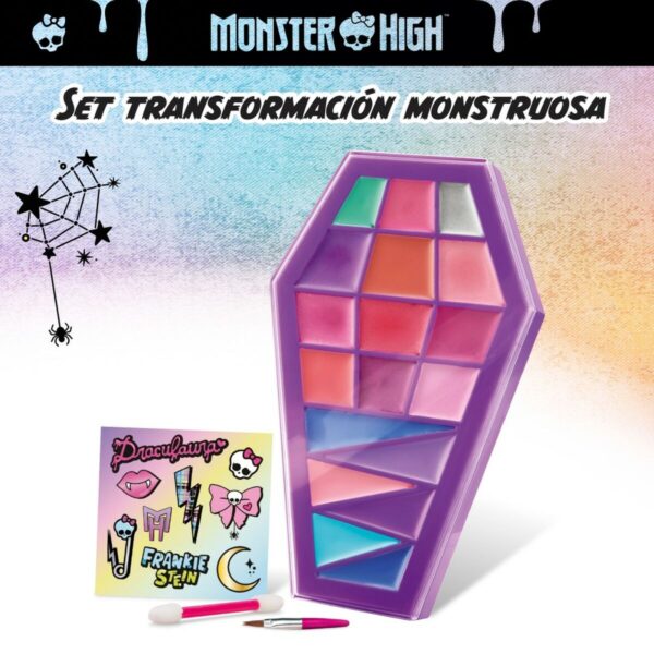 Schminkset für Kinder Monster High Feeling Fierce 10 x 16,5 x 2 cm 4 Stück – Bild 4