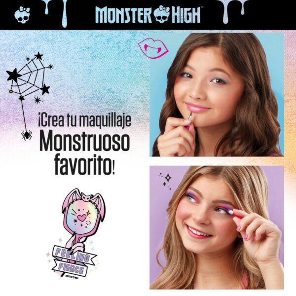 Schminkset für Kinder Monster High Feeling Fierce 10 x 16,5 x 2 cm 4 Stück – Bild 7