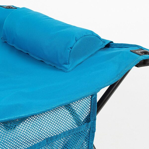Faltbett Aktive Blau Camping 178 x 62 x 38 cm 178 x 38 x 62 cm (2 Stück) – Bild 4