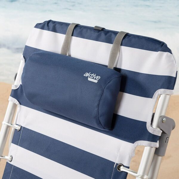 Strandstuhl Aktive Blau Weiß 50 x 76 x 45 cm (2 Stück) – Bild 7