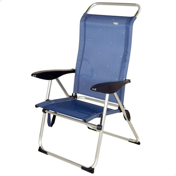 Strandstuhl Aktive Marineblau 47 x 108 x 59 cm (2 Stück) – Bild 2