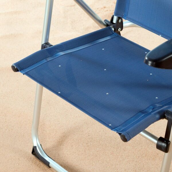 Strandstuhl Aktive Marineblau 47 x 108 x 59 cm (2 Stück) – Bild 4