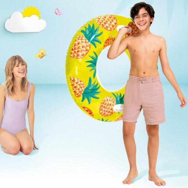 Aufblasbarer Donut-Schwimmhilfe Intex Tropical Fruits Ø 107 cm (12 Stück) – Bild 6