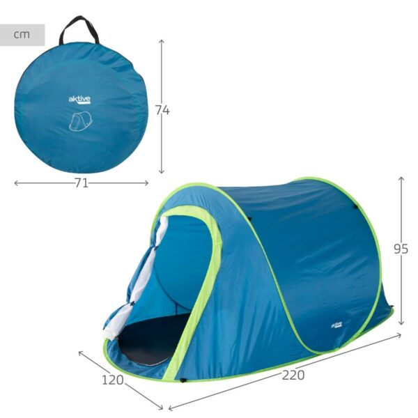 Zelt Aktive 120 x 95 x 220 cm (2 Stück) – Bild 5