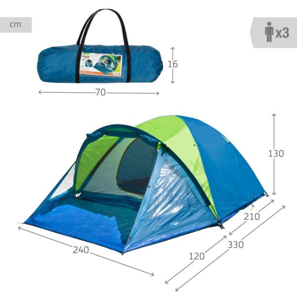 Zelt Aktive 240 x 130 x 330 cm (2 Stück) – Bild 5
