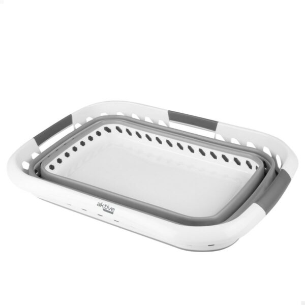 Faltbarer Wäschekorb Aktive Polypropylen TPR 61 x 7,5 x 43 cm 61 x 28 x 43 cm (4 Stück) – Bild 3