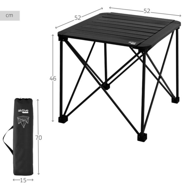 Table Klapptisch Aktive 52 x 46 x 52 cm (2 Stück) – Bild 5