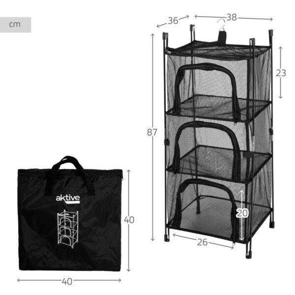 Regal Aktive 38 x 87 x 36 cm 4 Stück – Bild 5