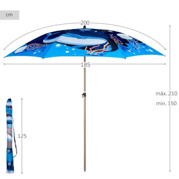 Solskærm Aktive 200 x 215 x 200 cm (6 Stück) – Bild 5