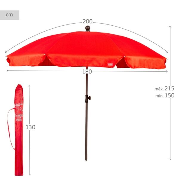 Solskærm Aktive 200 x 215 x 200 cm (4 Stück) – Bild 5