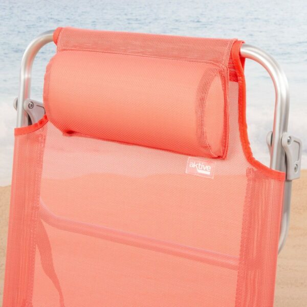 Gepolsterte Campingstuhl Aktive 47 x 82 x 49 cm Flamingo (2 Stück) – Bild 6