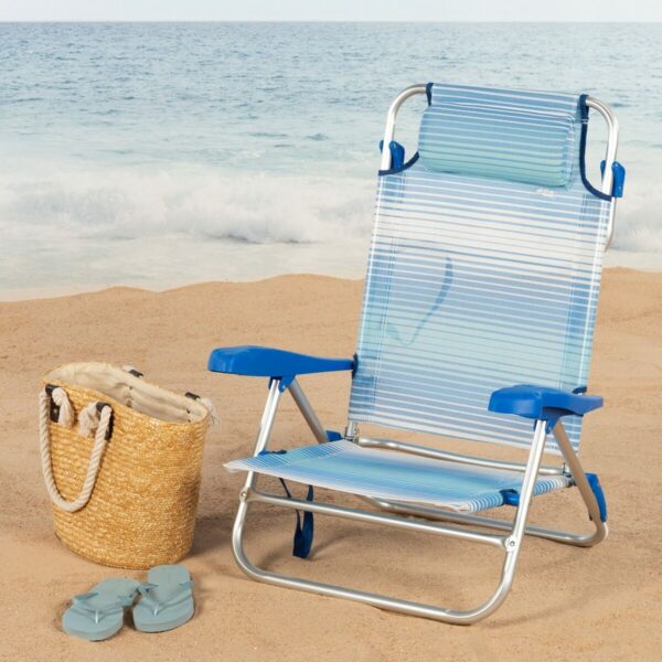Strandstuhl Aktive 47 x 82 x 49 cm (2 Stück) – Bild 3