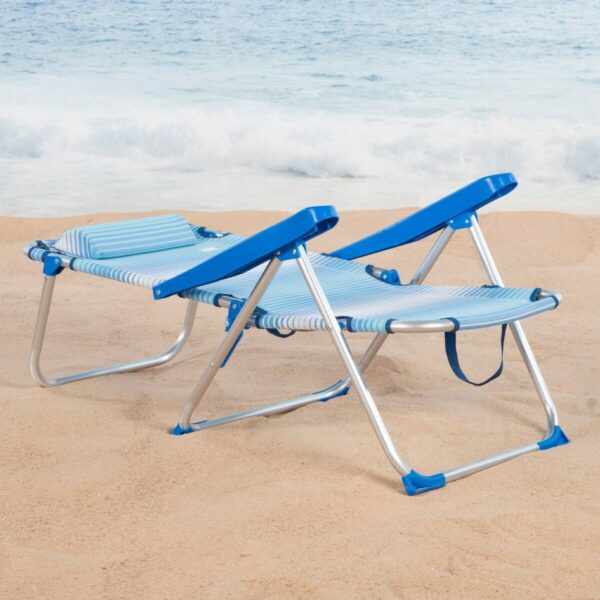 Strandstuhl Aktive 48 x 90 x 60 cm (2 Stück) – Bild 4