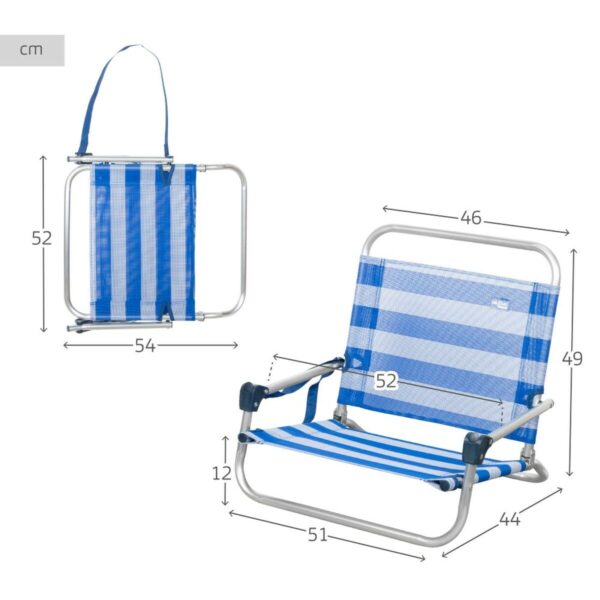 Strandstuhl Aktive 46 x 49 x 44 cm – Bild 5