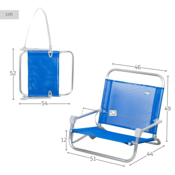 Strandstuhl Aktive 46 x 49 x 44 cm – Bild 5